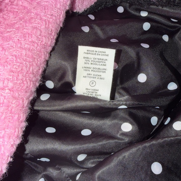 Anthro Avec Les Filles Pink Tweed Blazer – Black Trim, Size M - Picture 4 of 9